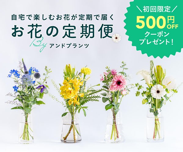 AND PLANTS お花の定期便